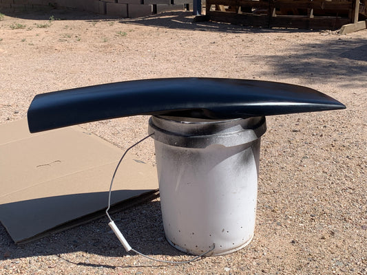 Fiberglass roof scoop