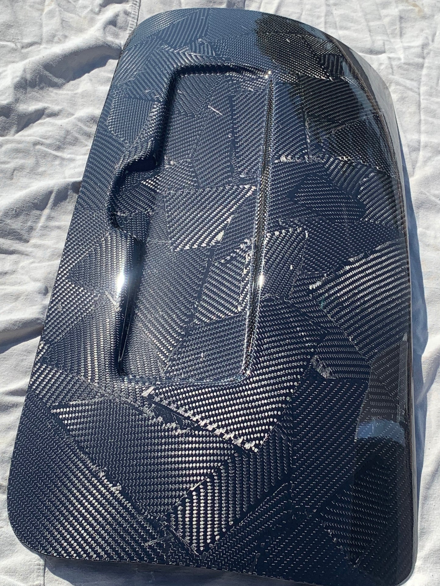 “Patchwork” carbon boot lid skin