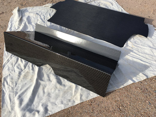 Mini carbon rear seat delete