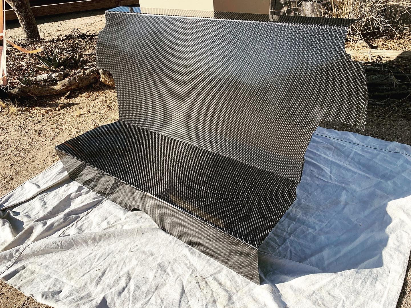Mini carbon rear seat delete