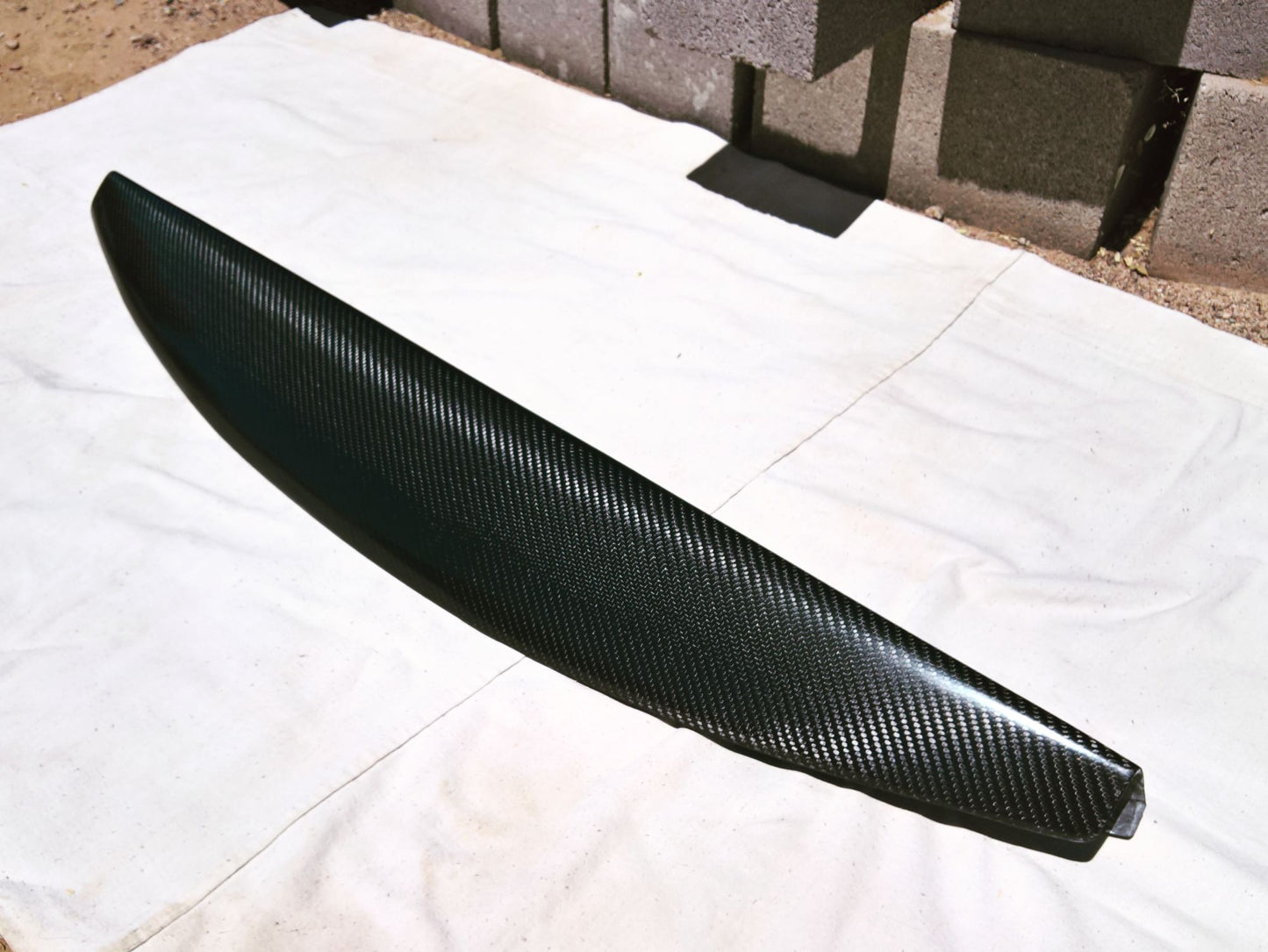 Carbon top dash rail and binnacle