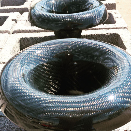 Carbon headlight rings and headlight air funnel