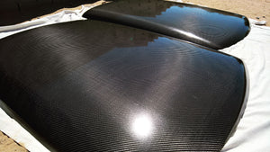 Carbon fiber replacement roof